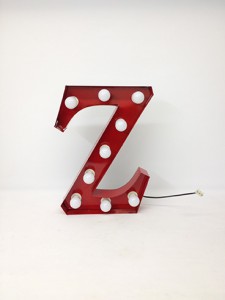 red z marquee letter